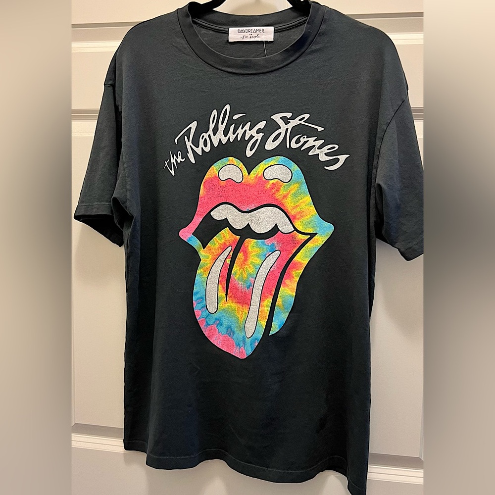 Free People Rolling Stones Tee, NWT, size L